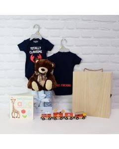 Welcome Baby Boy Crate