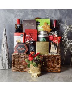 Christmas Wine Bounty Basket