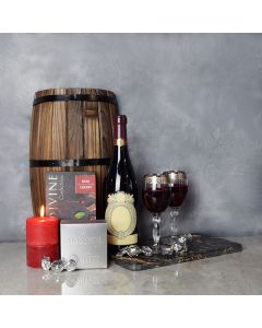 Silver Linings Truffles & Wine Gift Basket
