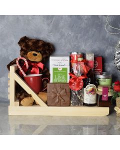 Holiday Tea & Cookies Gift Basket