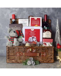 Ample Holiday Wine & Treats Basket