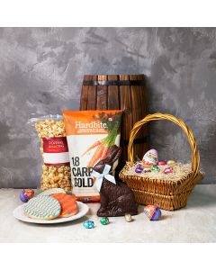 CHOCOLATE EGGS & CHIPS EASTER GIFT BASKET