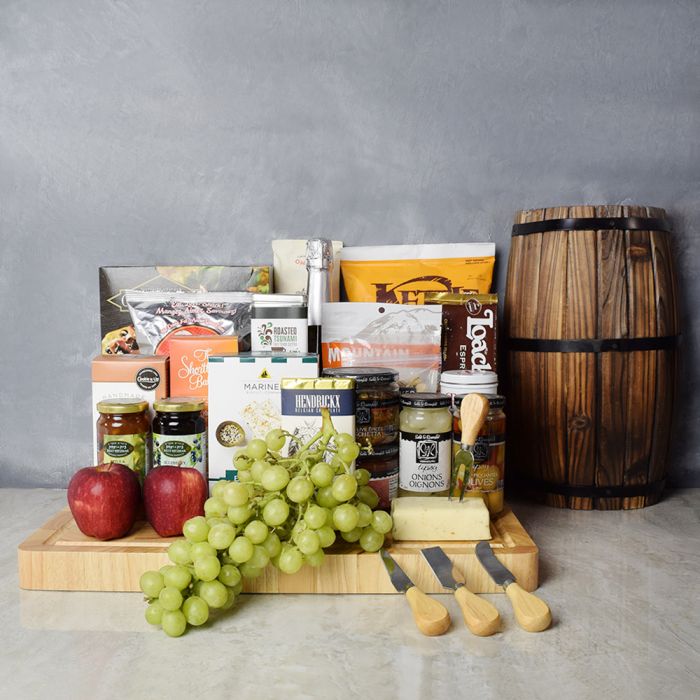 Ultimate Kosher Sweet & Salty Gift Set with Champagne