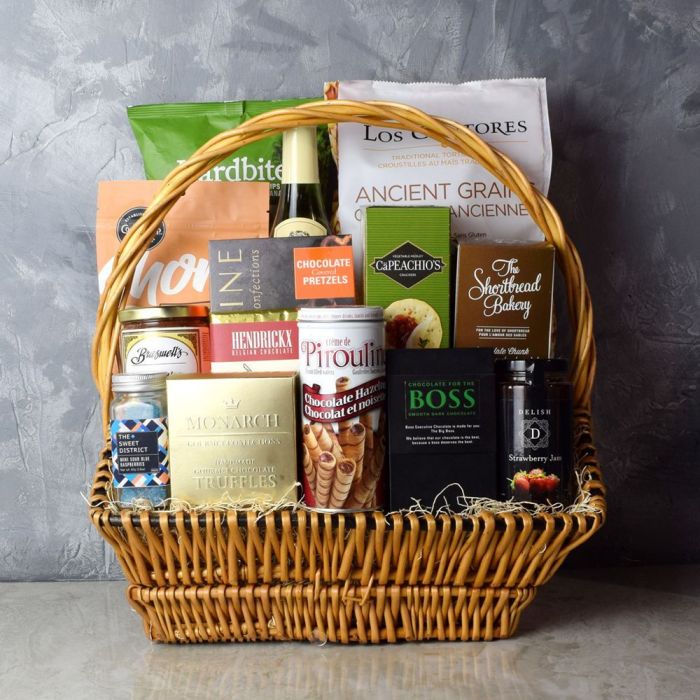 Markham Rustic Wine Gift Basket