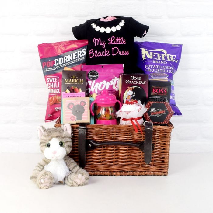A GIRL IS ARRIVING GIFT BASKET