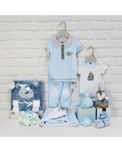 GIFT SET WITH MULTIPLE GIFTS FOR THE BABY BOY