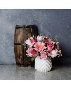 Rose Assortment with Vase