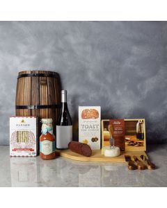 Meat, Cheese & Crackers Wine Gift Basket