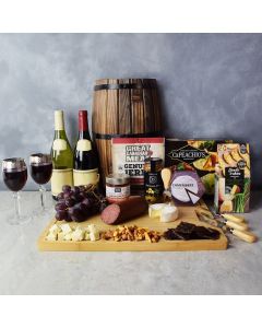 Grand Cheese & Wine Gift Basket
