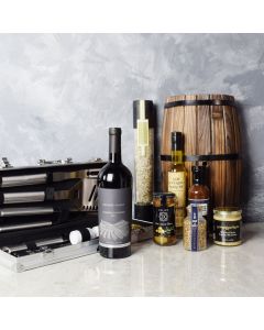 Mediterranean Grilling Gift Set with Wine