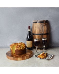 Coffee Cake & Wine Gift Set