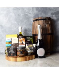 Snack & Relax Champagne Gift Basket