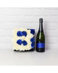 “It’s A Boy!” Flower Box & Champagne Basket