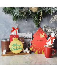 Hot Chocolate By The Chimney Gift Basket