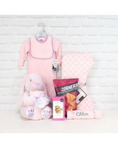 PINK GIFT BASKET FOR THE WEE GIRL