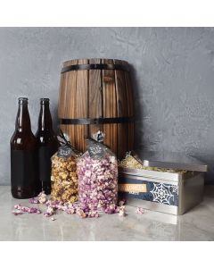 Halloween Popcorn & Beer Basket