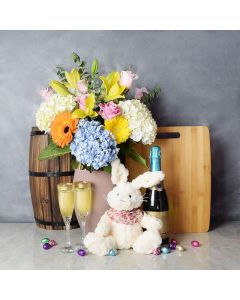 York Easter Flowers & Champagne Basket