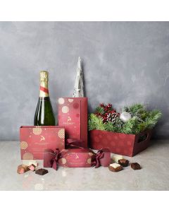 Christmas Joy Champagne Set