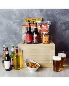 Gourmet Game Day Beer Gift Crate