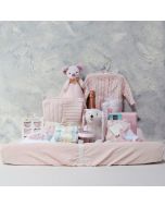 BABY GIRL LUXURY COMFORT SET WITH CHAMPAGNE