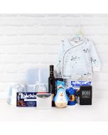Summertime Baby Gift Set with Wine